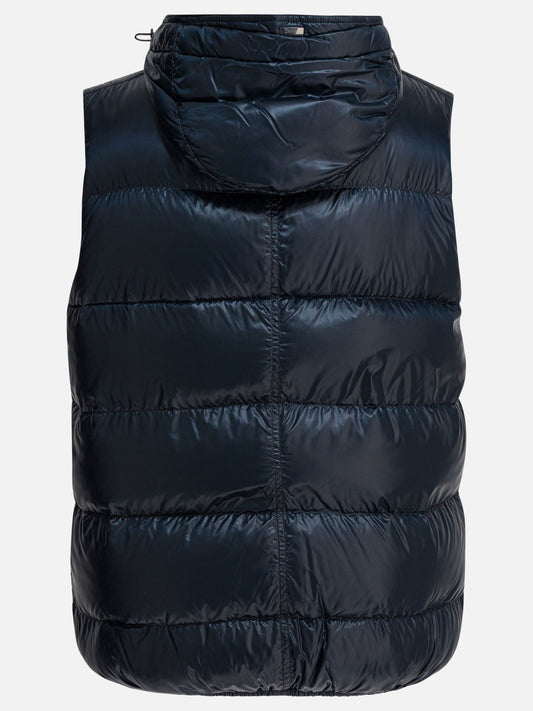 Vest jackets Solid colour Blue - Herno Men | PLP | VIETTI Online Store | 2