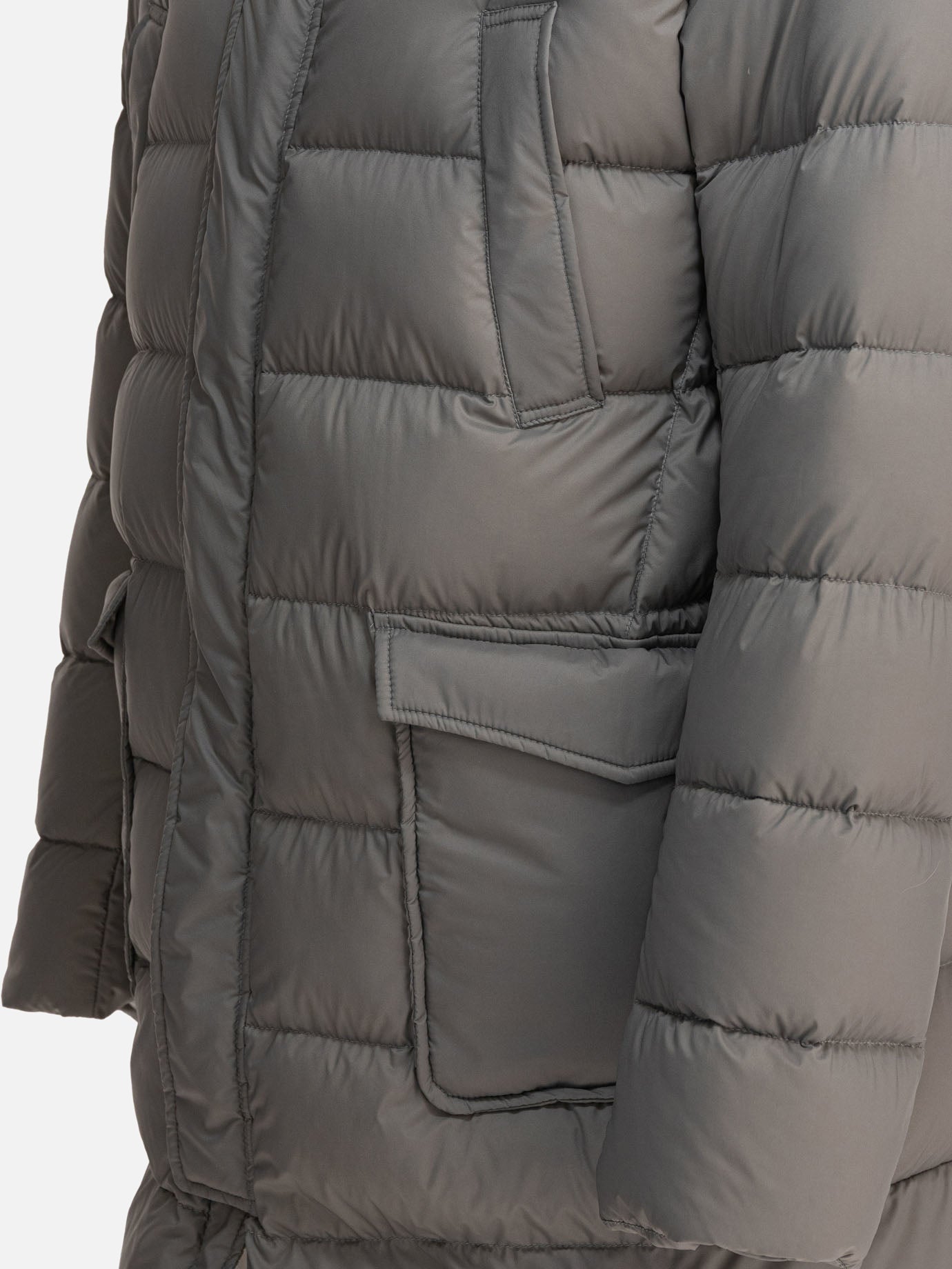 Down coats Solid colour Grey - Herno Men | PDP | VIETTI Online Store | Zoom-Modal_4