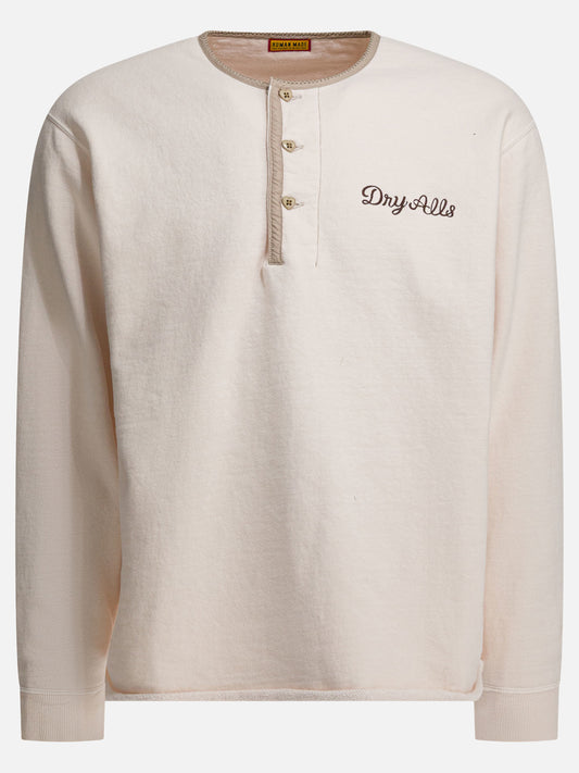Human Made "Henley" Sweatshirt White