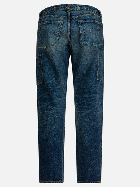 Jeans a gamba dritta Solid colour Blu - Human Made Uomo | PLP | VIETTI Online Store | 2