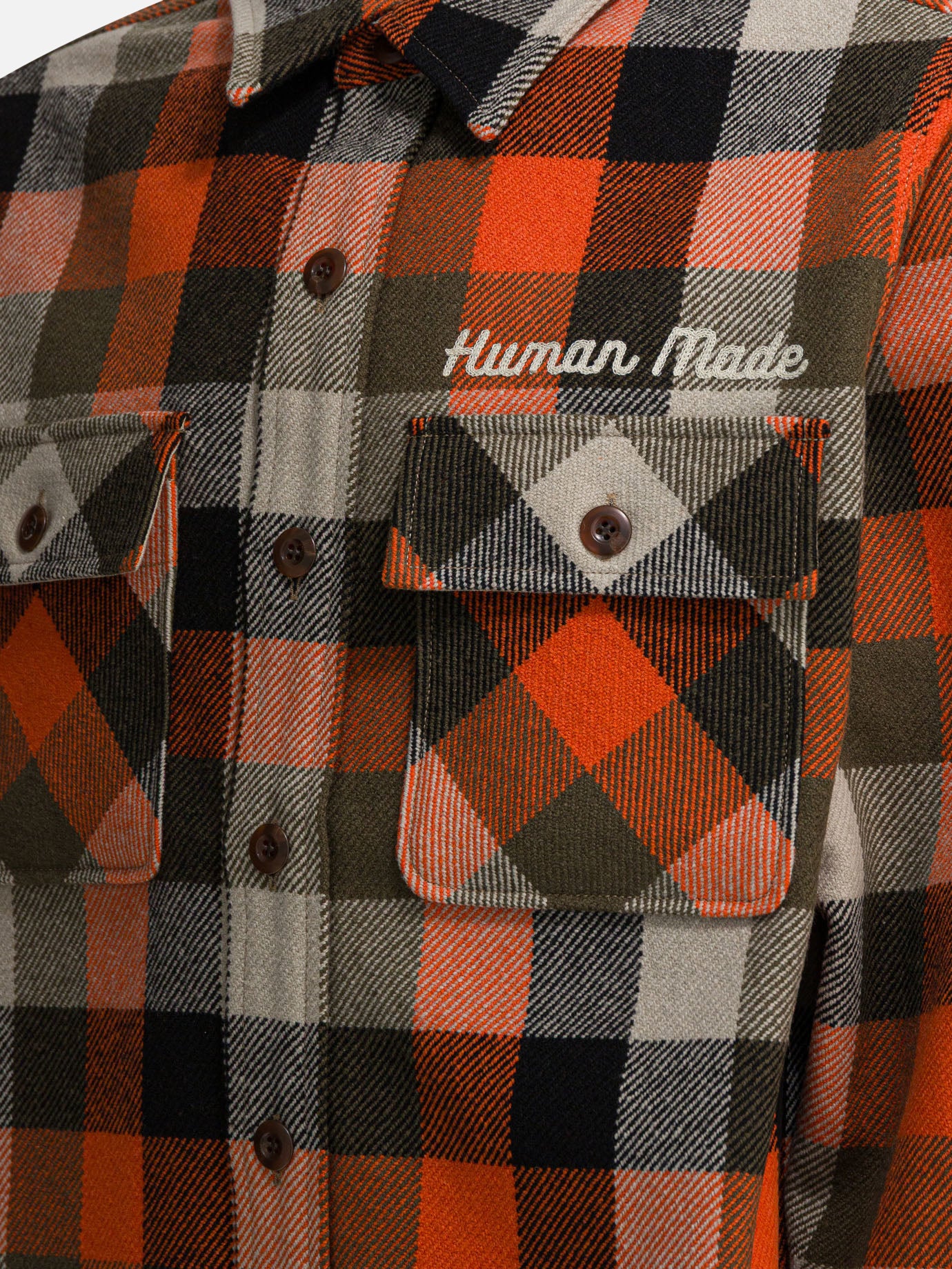 Overshirt jackets Check Orange - Human Made Men | PDP | VIETTI Online Store | Zoom-Modal_4