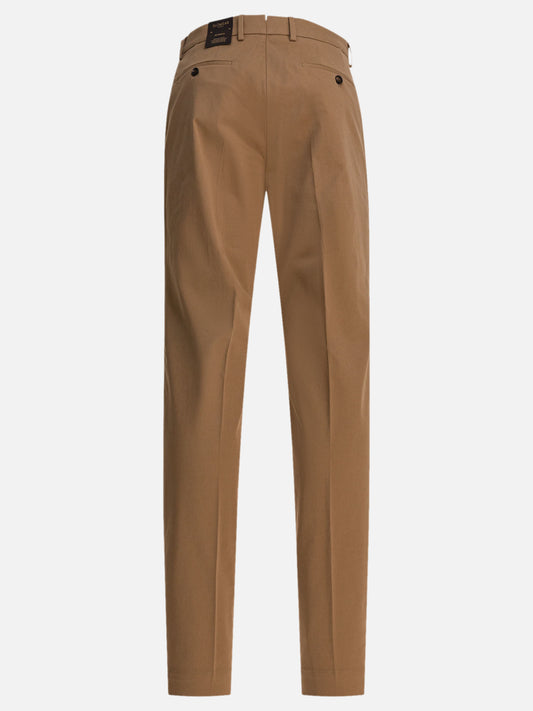 Tailored trousers Solid colour Beige - Incotex Men | PLP | VIETTI Online Store | 2