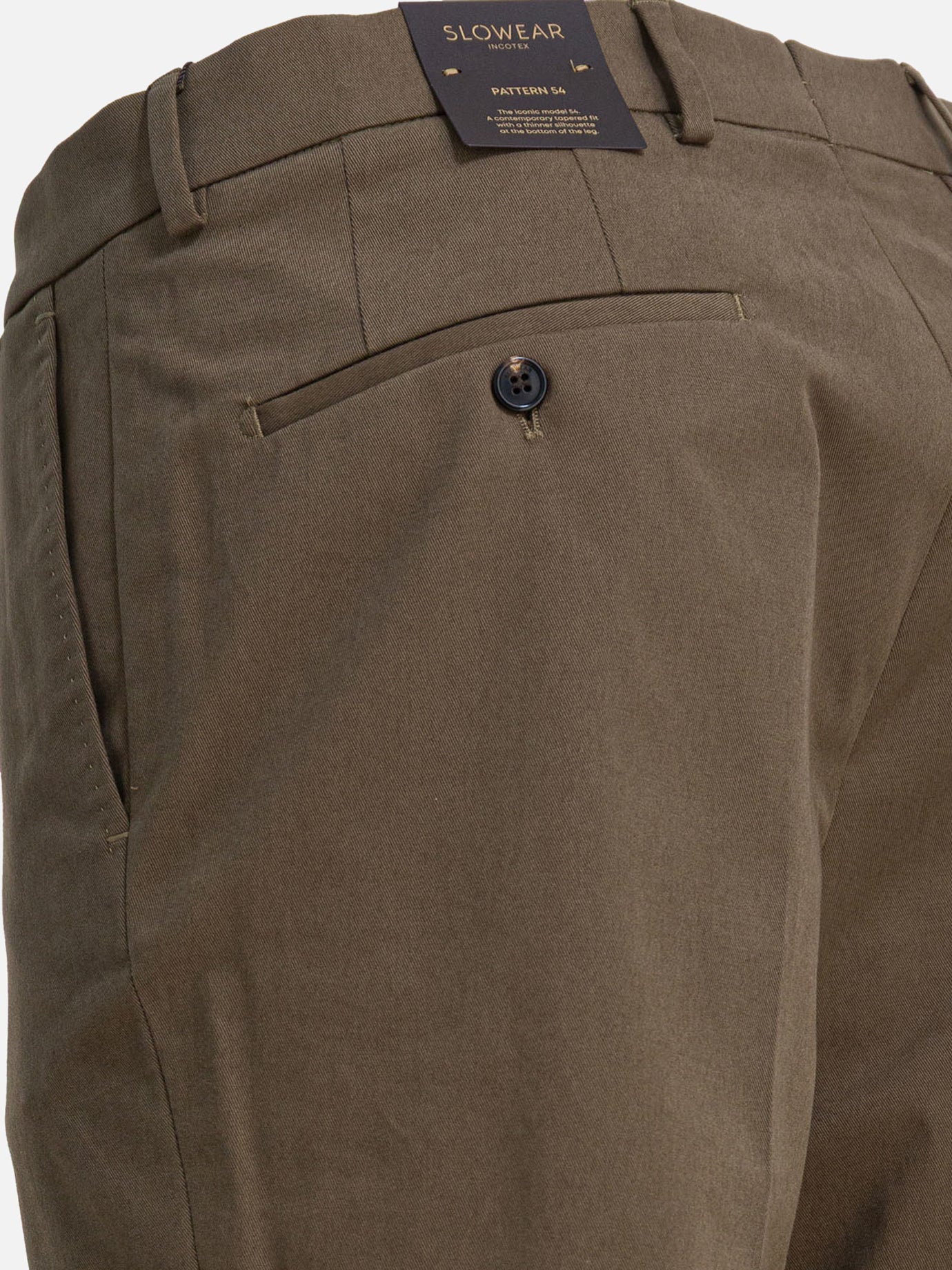 Tailored trousers Solid colour Brown - Incotex Men | PDP | VIETTI Online Store | Zoom-Modal_4
