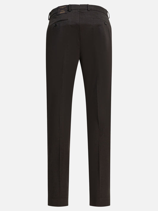 Tailored trousers Solid colour Brown - Incotex Men | PLP | VIETTI Online Store | 2