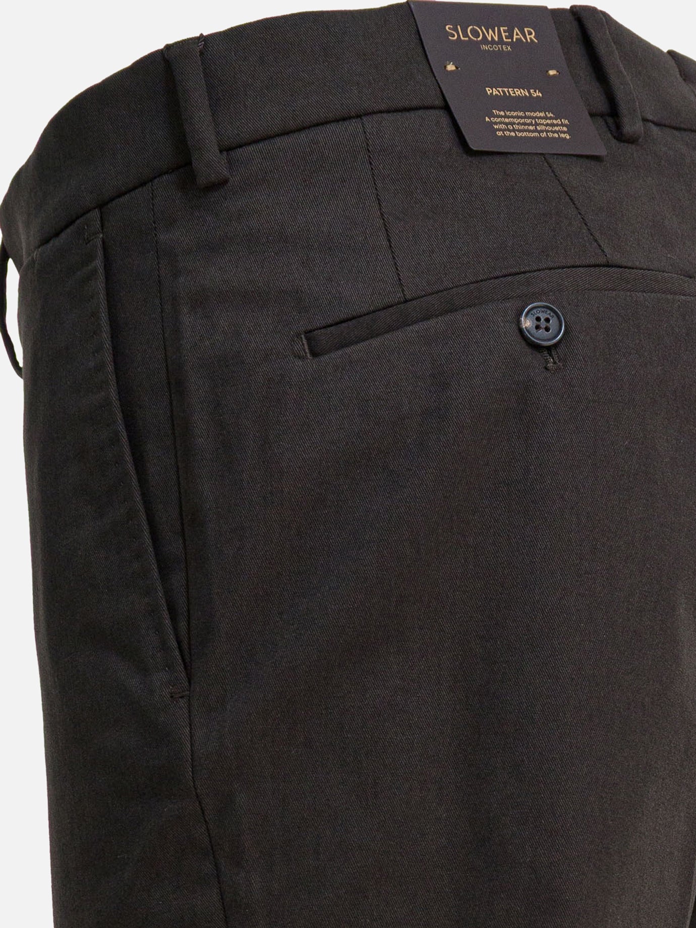 Tailored trousers Solid colour Brown - Incotex Men | PDP | VIETTI Online Store | Zoom-Modal_4