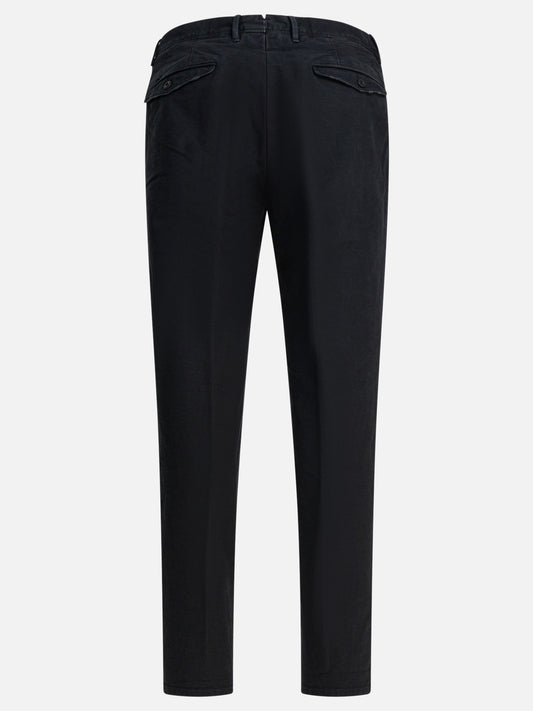 Leisure trousers Solid colour Black - Incotex Slacks Men | PLP | VIETTI Online Store | 2