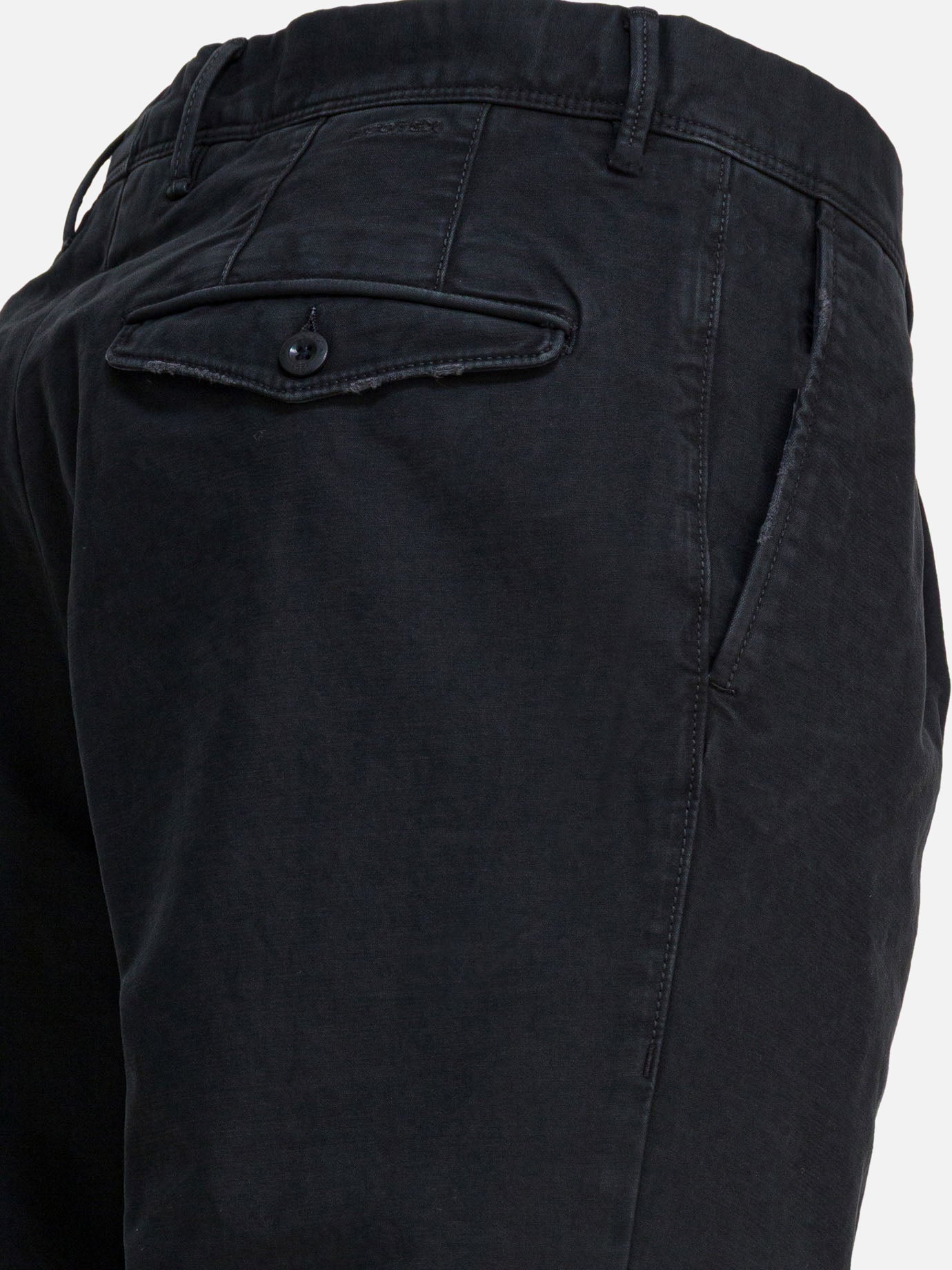 Leisure trousers Solid colour Black - Incotex Slacks Men | PDP | VIETTI Online Store | Zoom-Modal_4