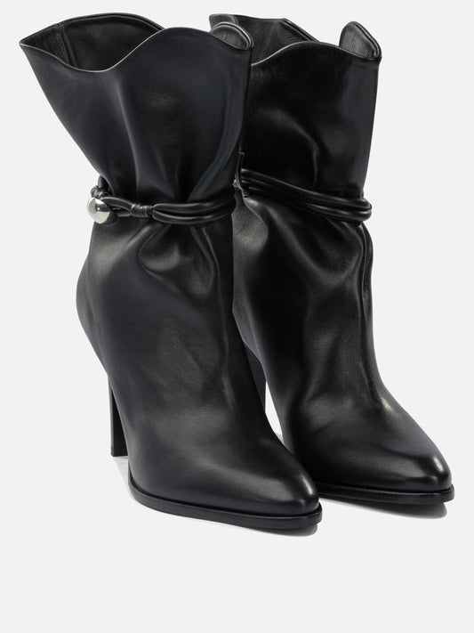 Pull-on boots 100% lamb leather - 100% leather Black - Isabel Marant Women | PLP | VIETTI Online Store | 2