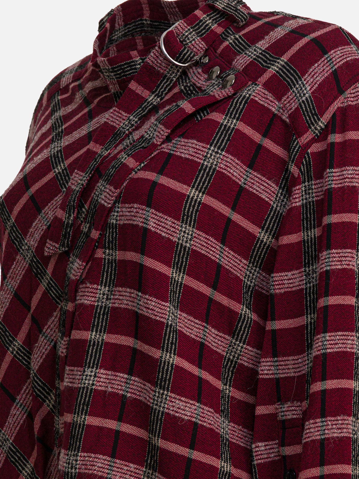 Blouses Check Red - Isabel Marant Women | PDP | VIETTI Online Store | Zoom-Modal_4