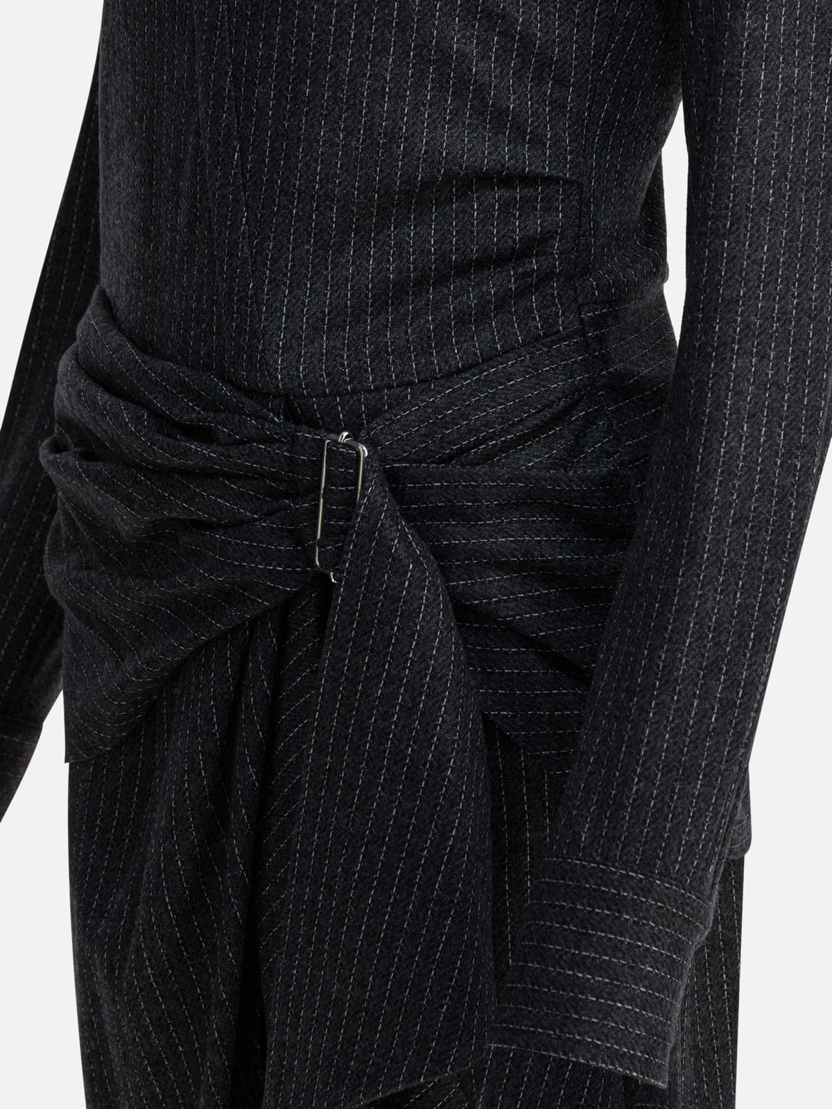 Isabel Marant "Rosalie" virgin wool dress Grey