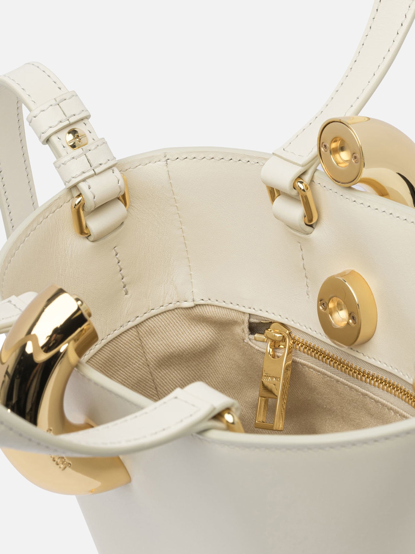 Small bags 100% cow leather White - Jacquemus Women | PDP | VIETTI Online Store | Zoom-Modal_5