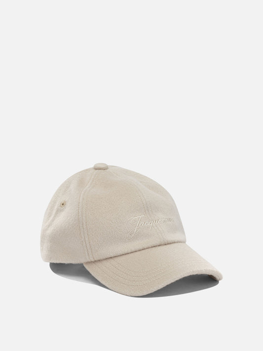 Baseball caps Logo Beige - Jacquemus Men | PDP | VIETTI Online Store | 2