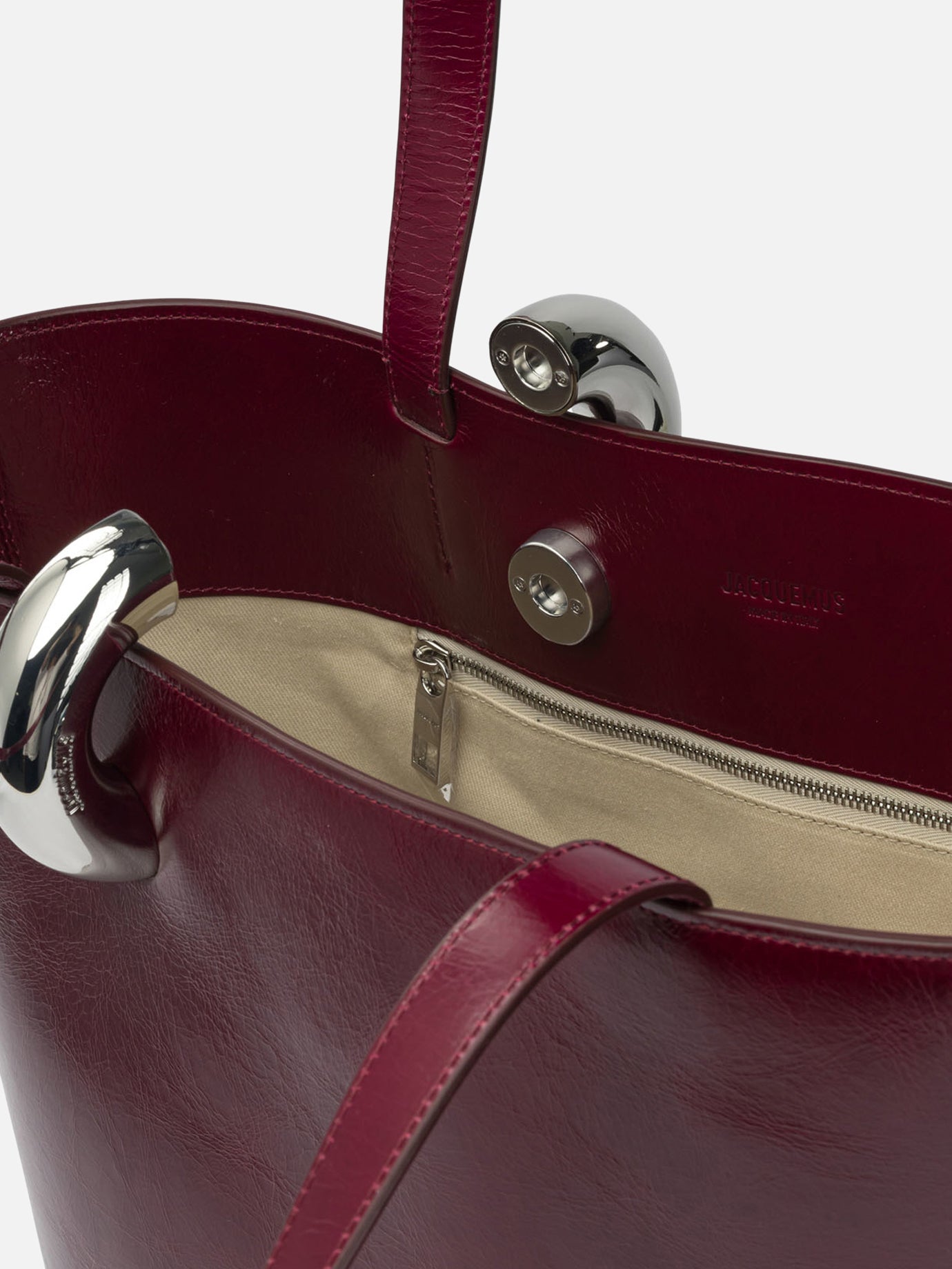 Medium bags 100% leather Bordeaux - Jacquemus Women | PDP | VIETTI Online Store | Zoom-Modal_5