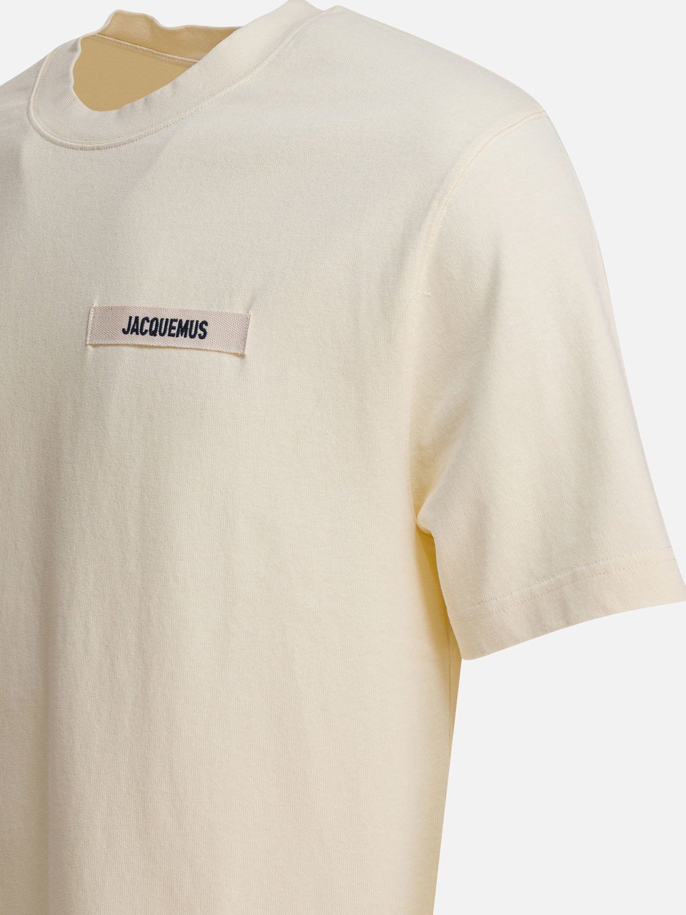 Crewneck t-shirts Logo Beige - Jacquemus Men | PDP | VIETTI Online Store | Zoom-Modal_4