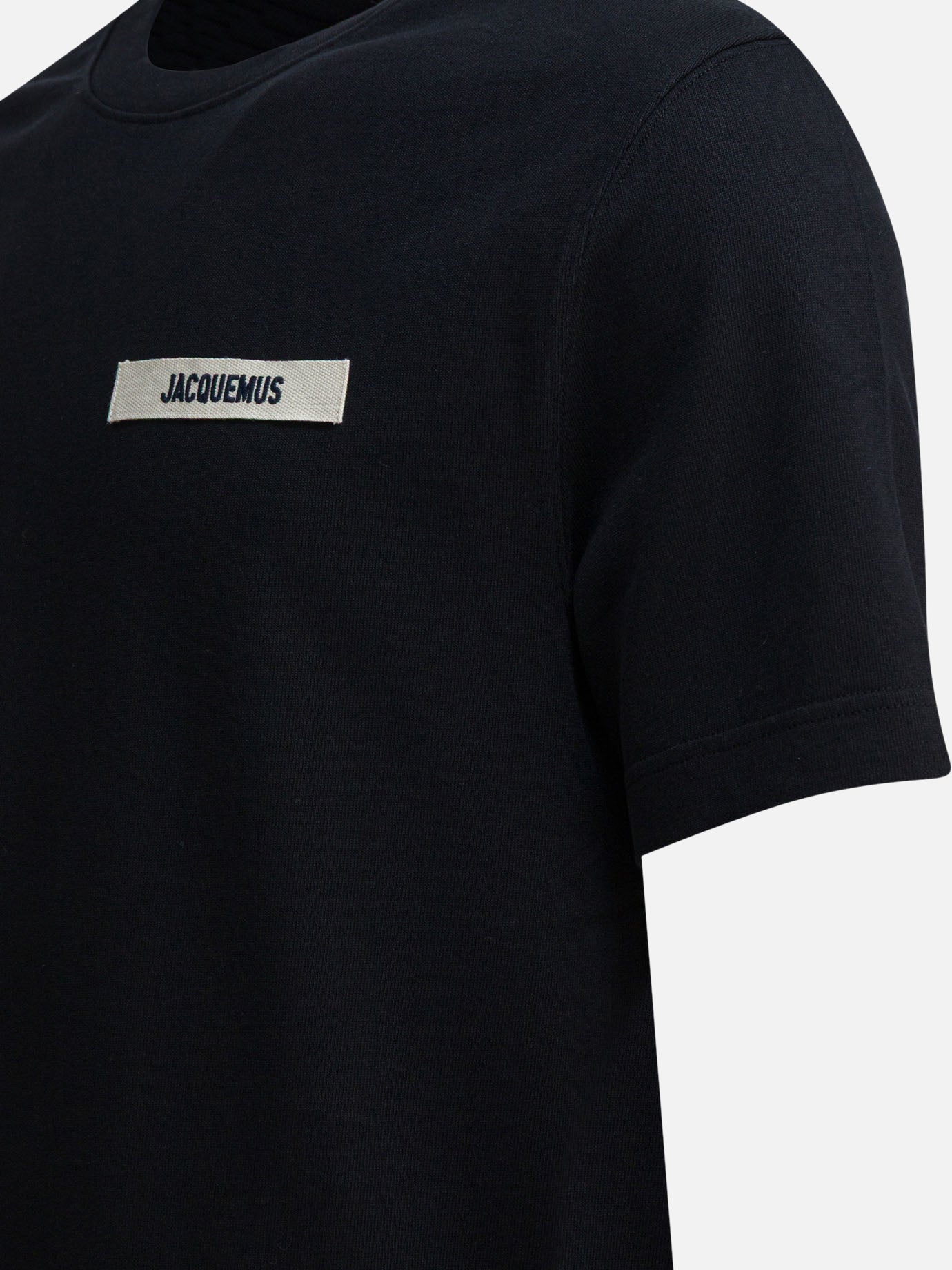T-shirt girocollo Logo Nero - Jacquemus Uomo | PDP | VIETTI Online Store | Zoom-Modal_4