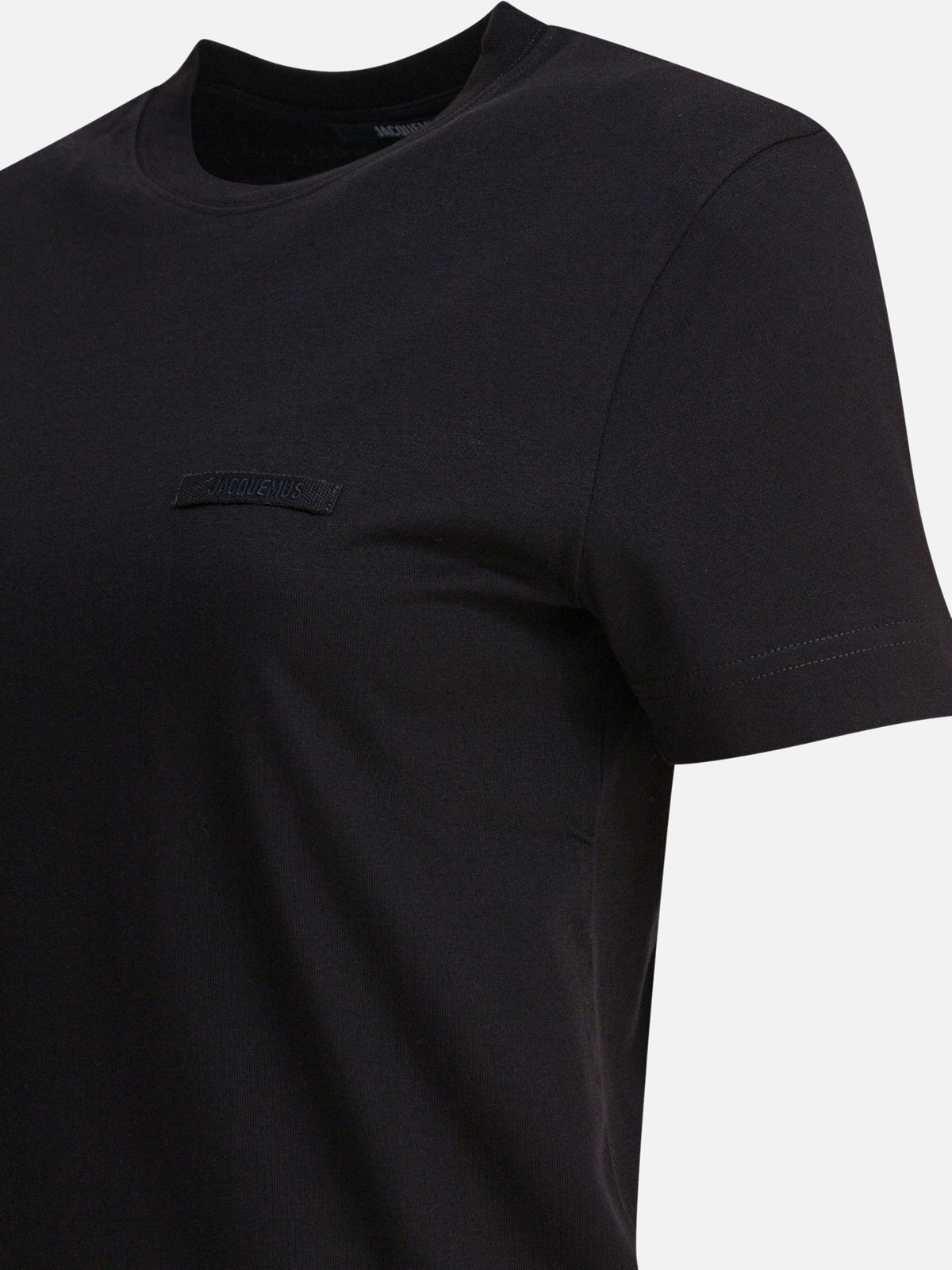 Jacquemus "Gros Grain" short-sleeved T-shirt Black
