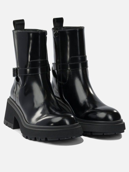 Zipped boots 100% calf leather - 100% rubber Black - Jimmy Choo Women | PLP | VIETTI Online Store | 2