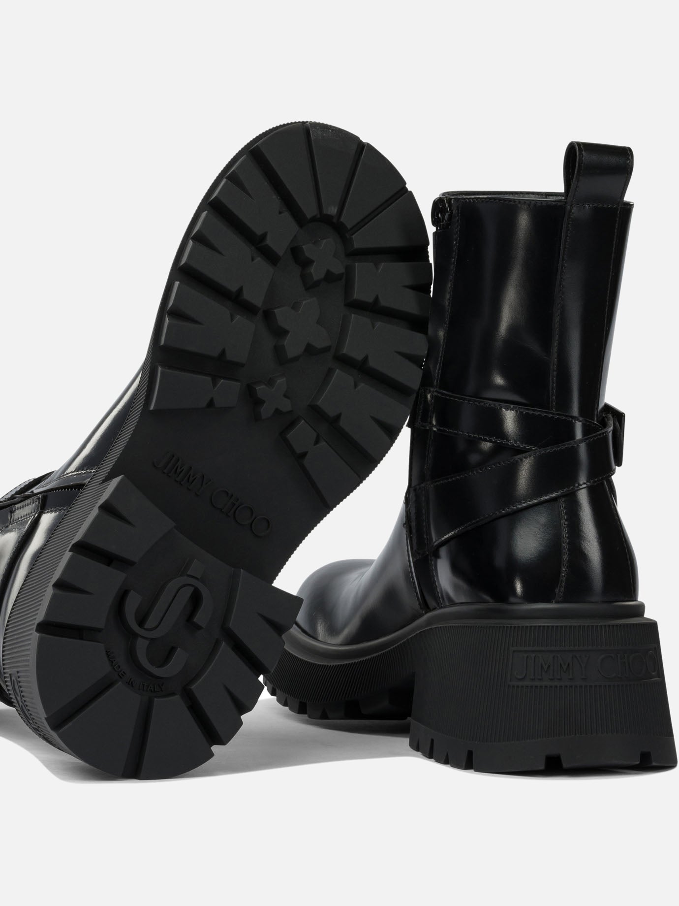 Zipped boots 100% calf leather - 100% rubber Black - Jimmy Choo Women | PDP | VIETTI Online Store | Zoom-Modal_5