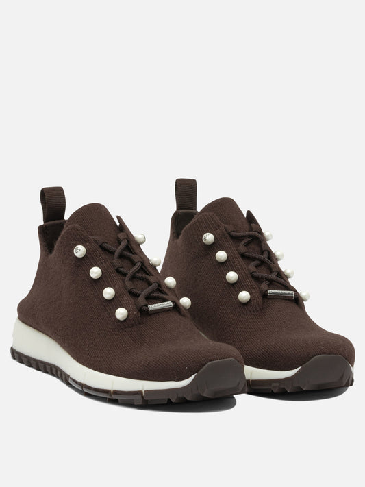 Sneaker basse 100% textile - 100% rubber Marrone - Jimmy Choo Donna | PLP | VIETTI Online Store | 2
