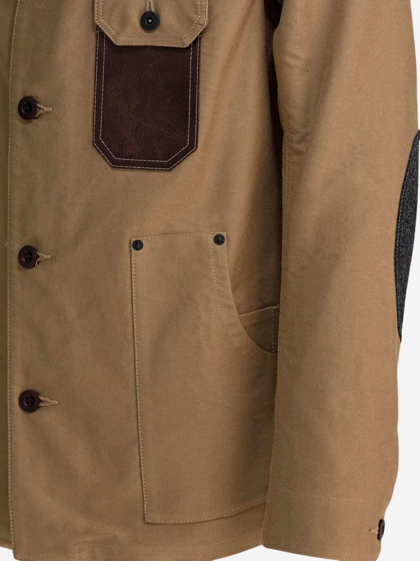 Quilted & Utility Jackets Solid colour Beige - Junya Watanabe MAN Men | PDP | VIETTI Online Store | Zoom-Modal_4