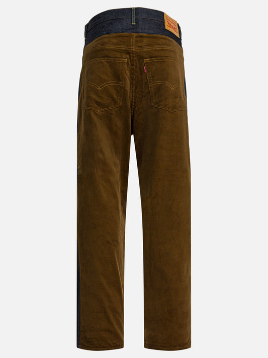 Straight-leg jeans Solid colour Blue - Junya Watanabe MAN Men | PLP | VIETTI Online Store | 2