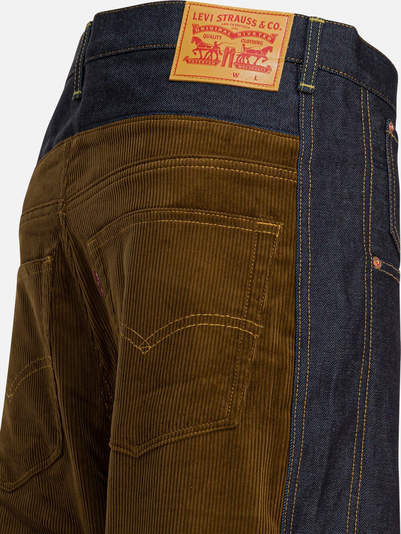 Straight-leg jeans Solid colour Blue - Junya Watanabe MAN Men | PDP | VIETTI Online Store | Zoom-Modal_4