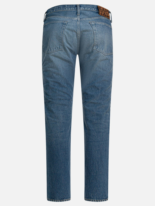 Jeans a gamba dritta Solid colour Blu - KAPITAL Uomo | PLP | VIETTI Online Store | 2