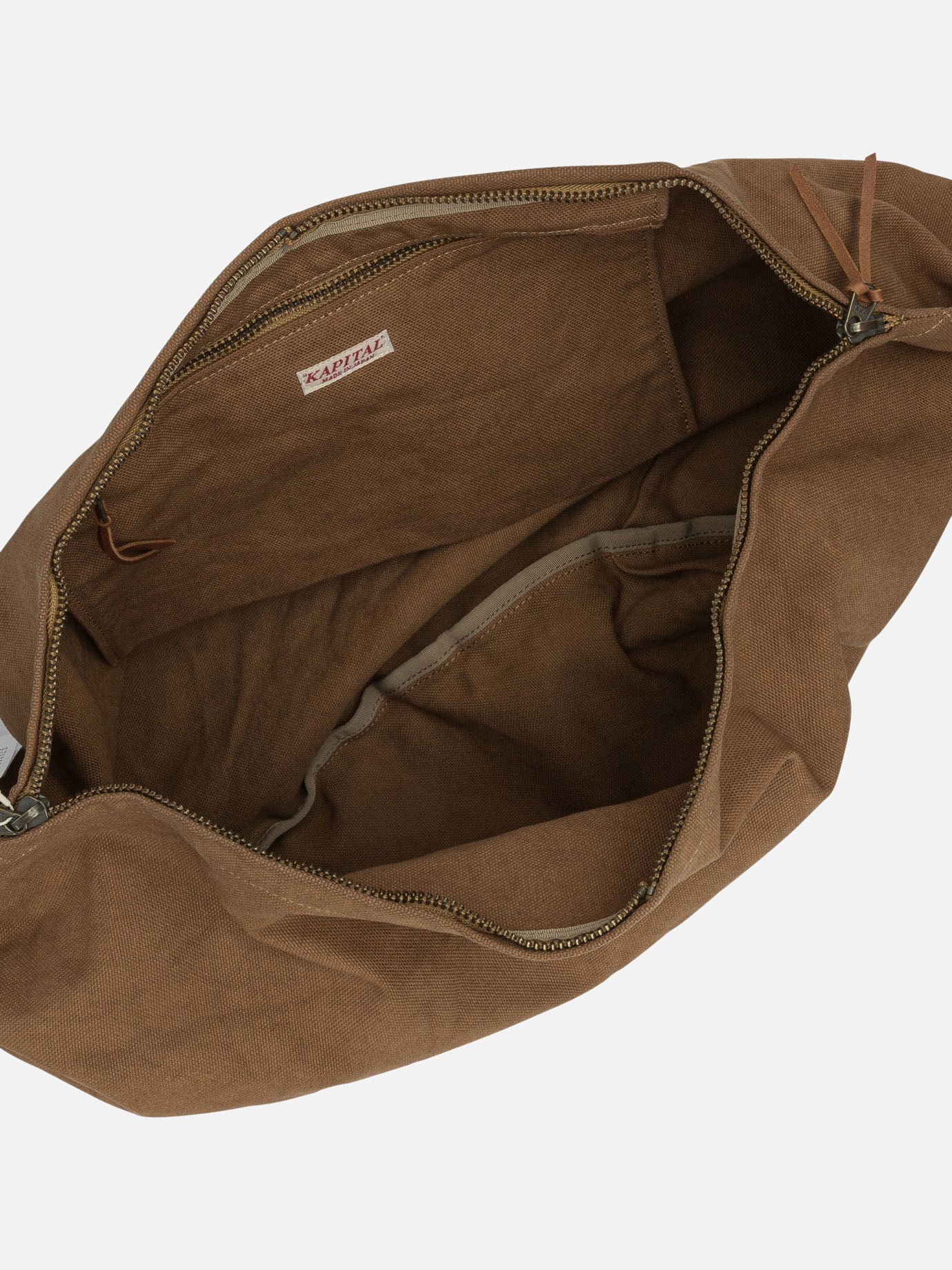 Large bags 100% cotton Brown - KAPITAL Men | PDP | VIETTI Online Store | Zoom-Modal_4