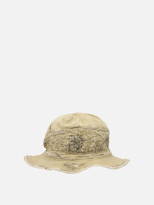Bucket hats 100% cotton Beige - KAPITAL Men | PLP | VIETTI Online Store | 2