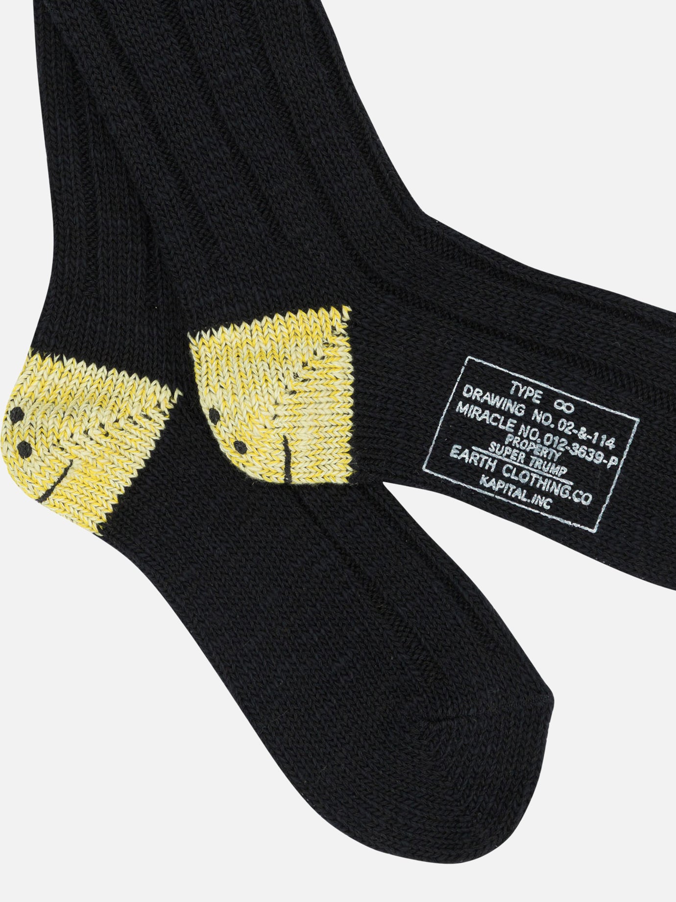 Classic socks Solid colour Black - KAPITAL Men | PDP | VIETTI Online Store | Zoom-Modal_2