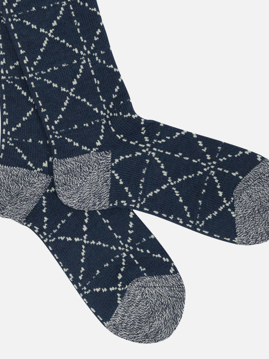 Classic socks Graphics Blue - KAPITAL Men | PLP | VIETTI Online Store | 2