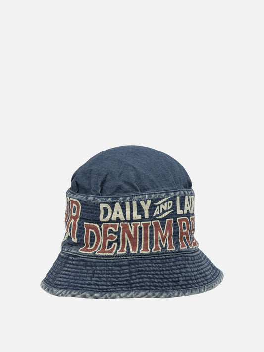 Bucket hats 100% cotton Blue - KAPITAL Men | PLP | VIETTI Online Store | 2