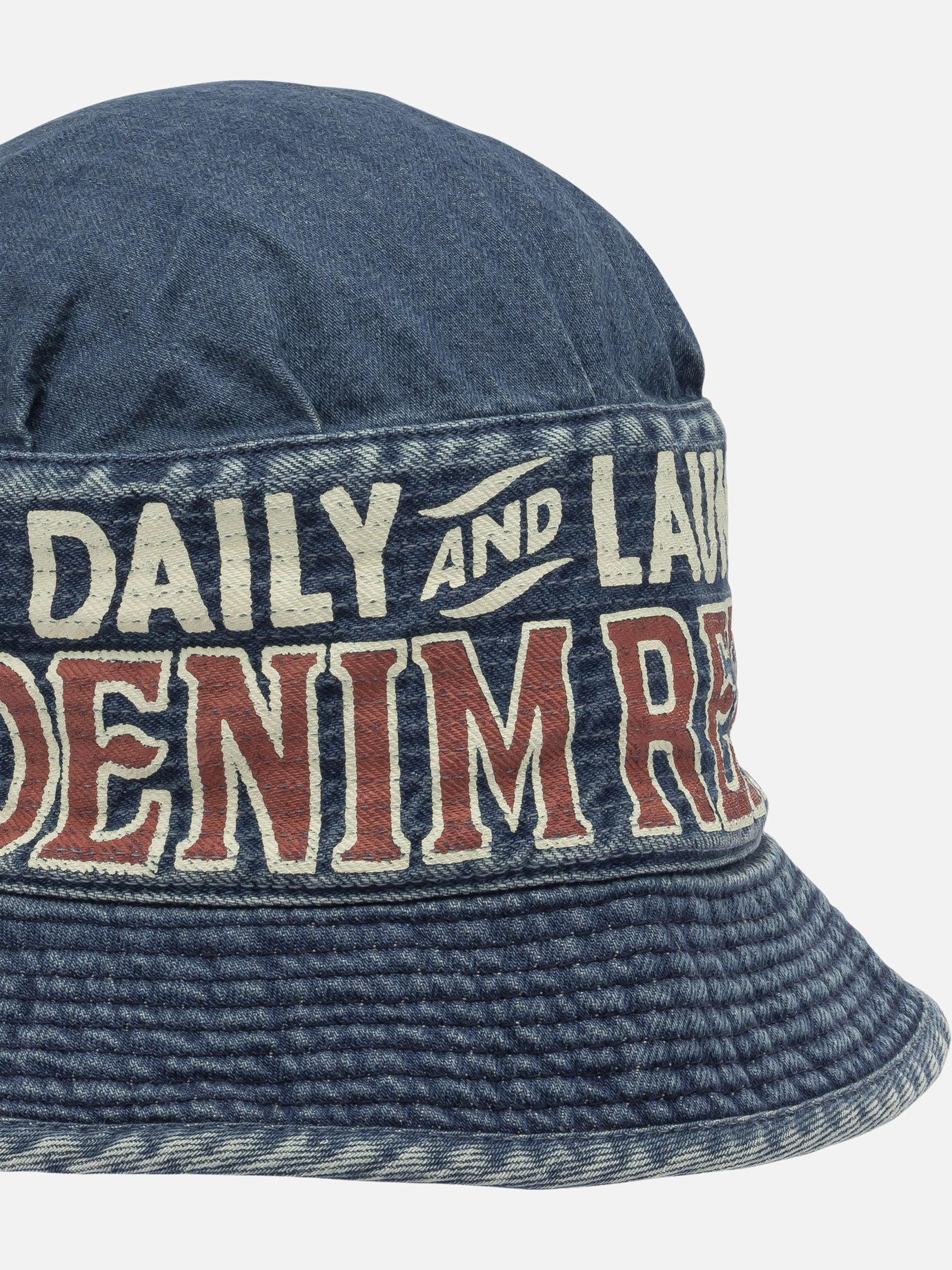Bucket hats 100% cotton Blue - KAPITAL Men | PDP | VIETTI Online Store | Zoom-Modal_4