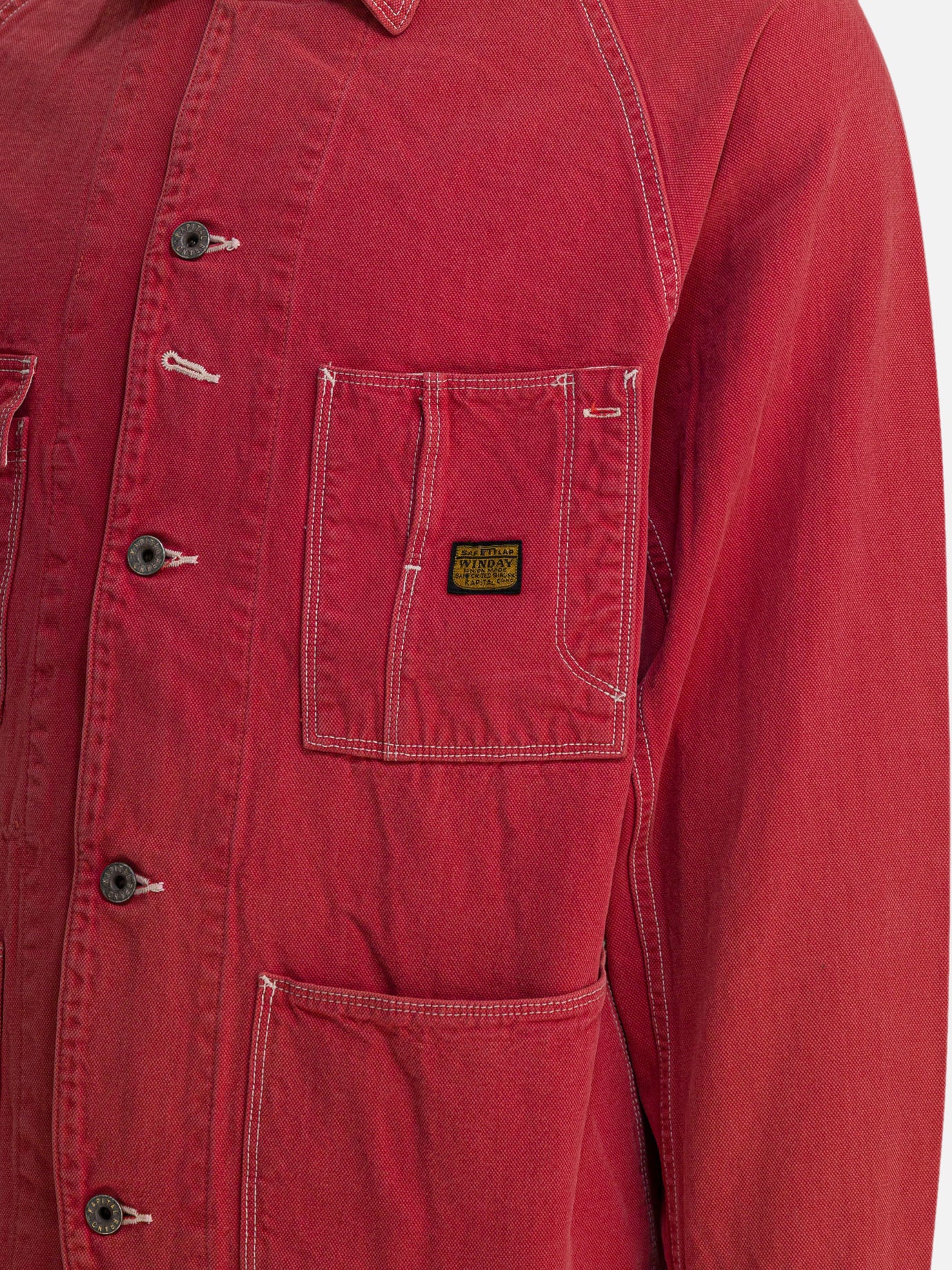 Overshirt jackets Solid colour Red - KAPITAL Men | PDP | VIETTI Online Store | Zoom-Modal_4