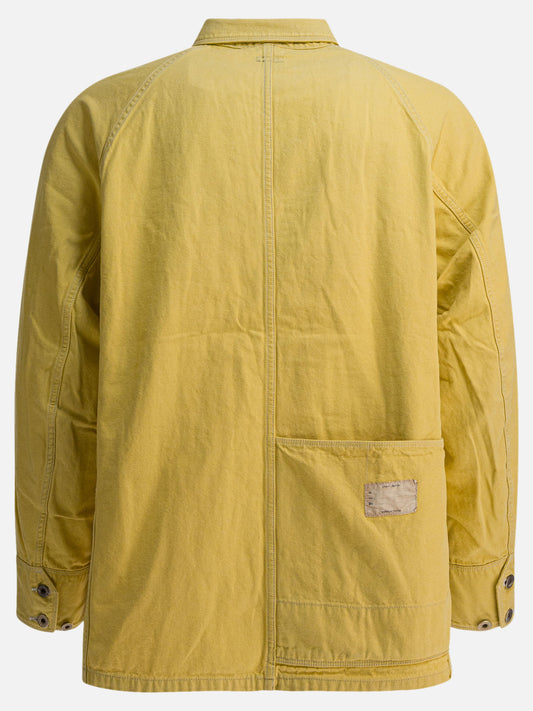 Overshirt jackets Solid colour Yellow - KAPITAL Men | PLP | VIETTI Online Store | 2