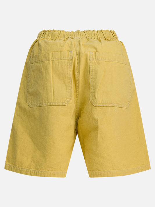 Drawstring shorts Solid colour Yellow - KAPITAL Men | PLP | VIETTI Online Store | 2