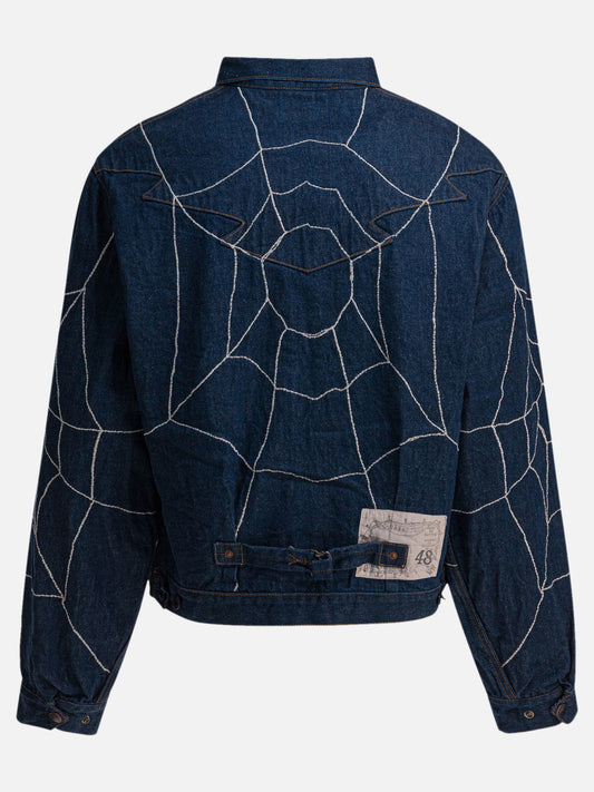 Denim jackets Embroidered Blue - KAPITAL Men | PLP | VIETTI Online Store | 2