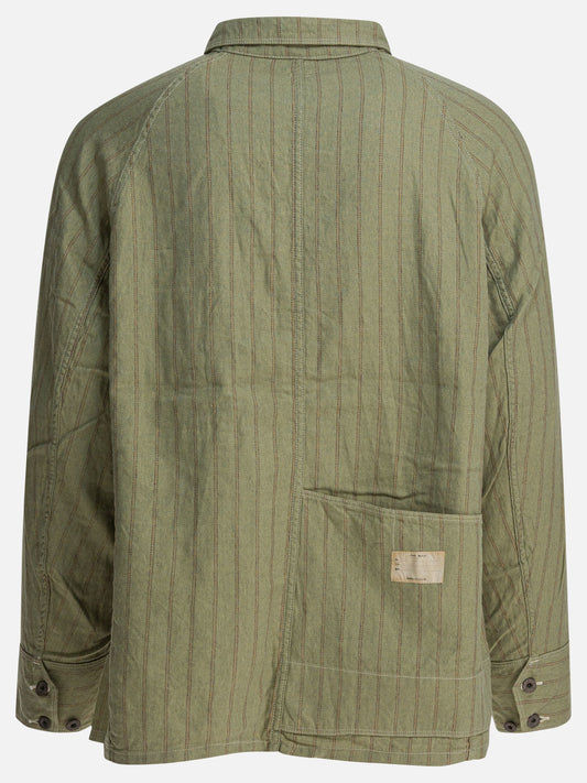 Giacche overshirt Striped Verde - KAPITAL Uomo | PLP | VIETTI Online Store | 2