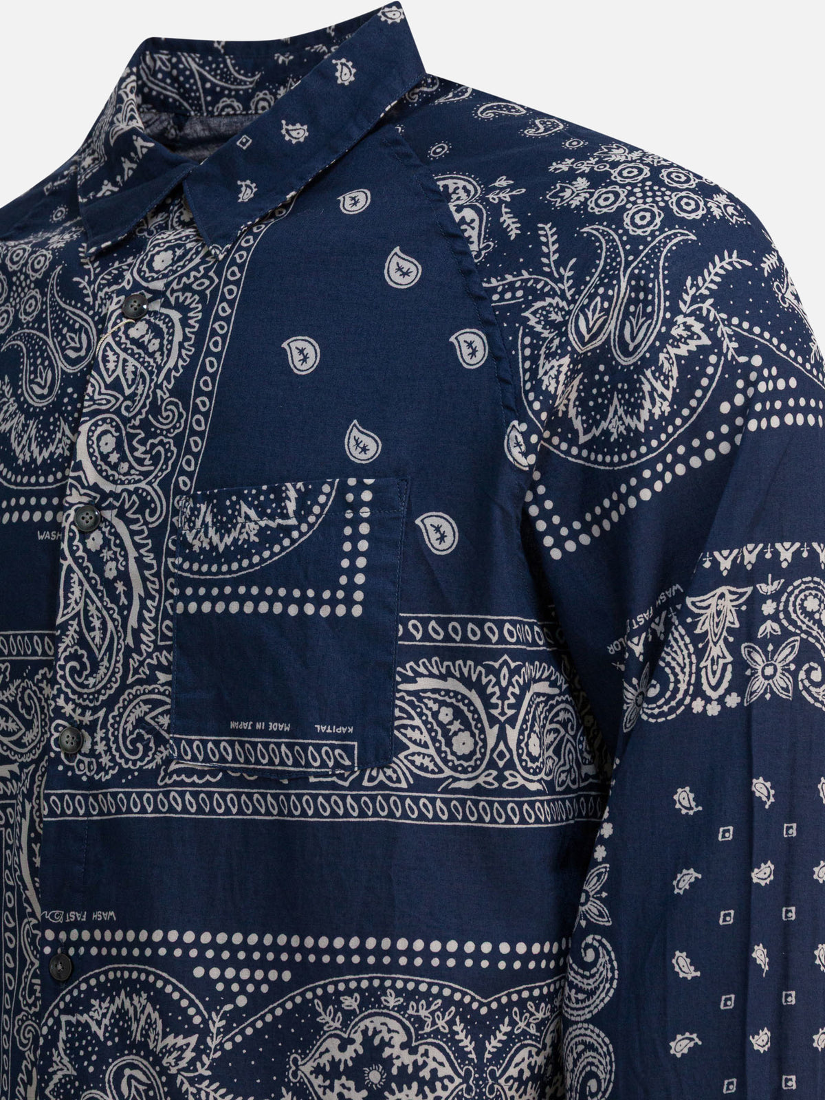 KAPITAL Cotton shirt Blue