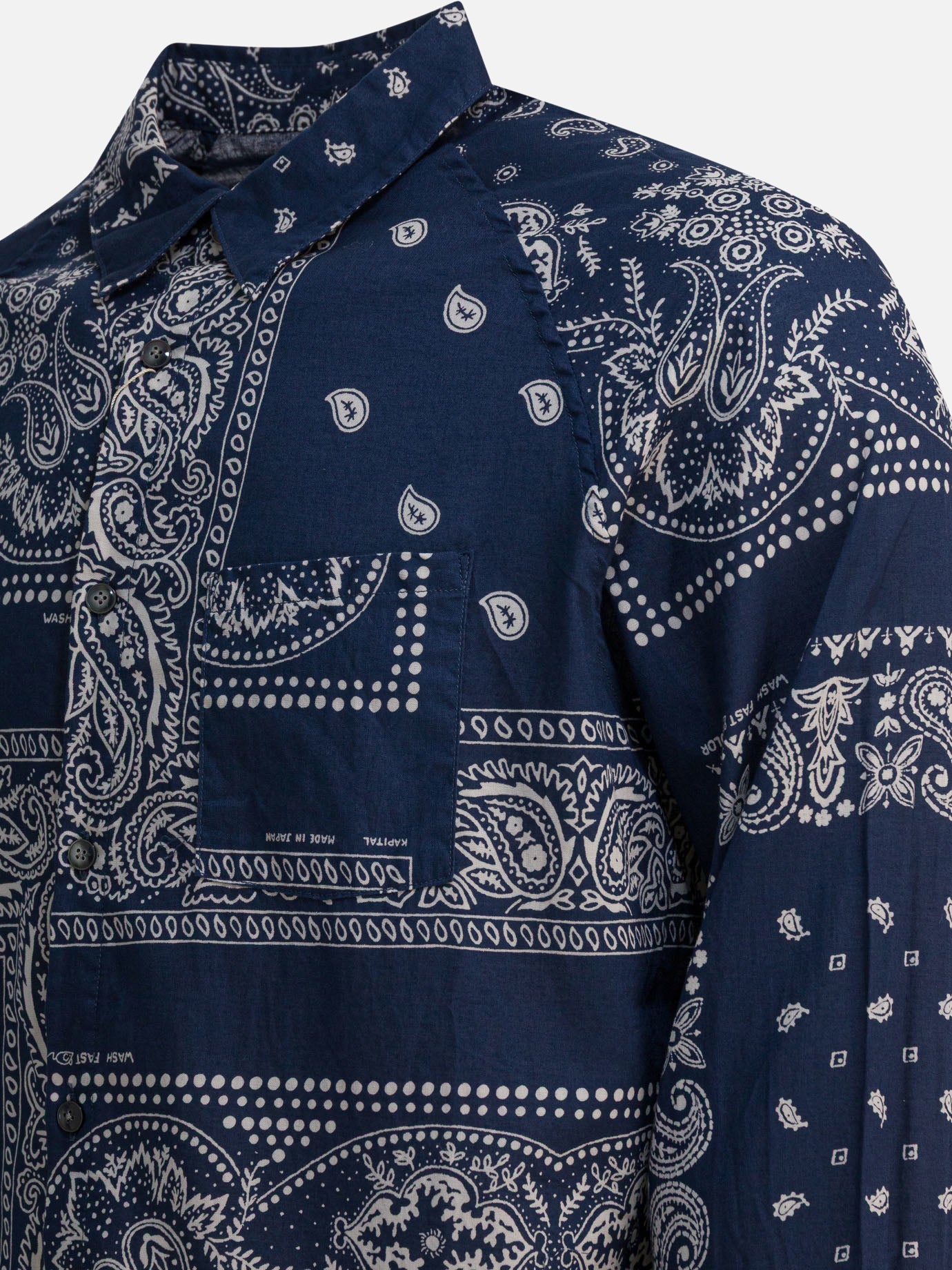 Casual shirts Paisley Blue - KAPITAL Men | PDP | VIETTI Online Store | Zoom-Modal_4