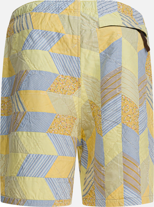Drawstring shorts Patchwork Yellow - KAPITAL Men | PLP | VIETTI Online Store | 2