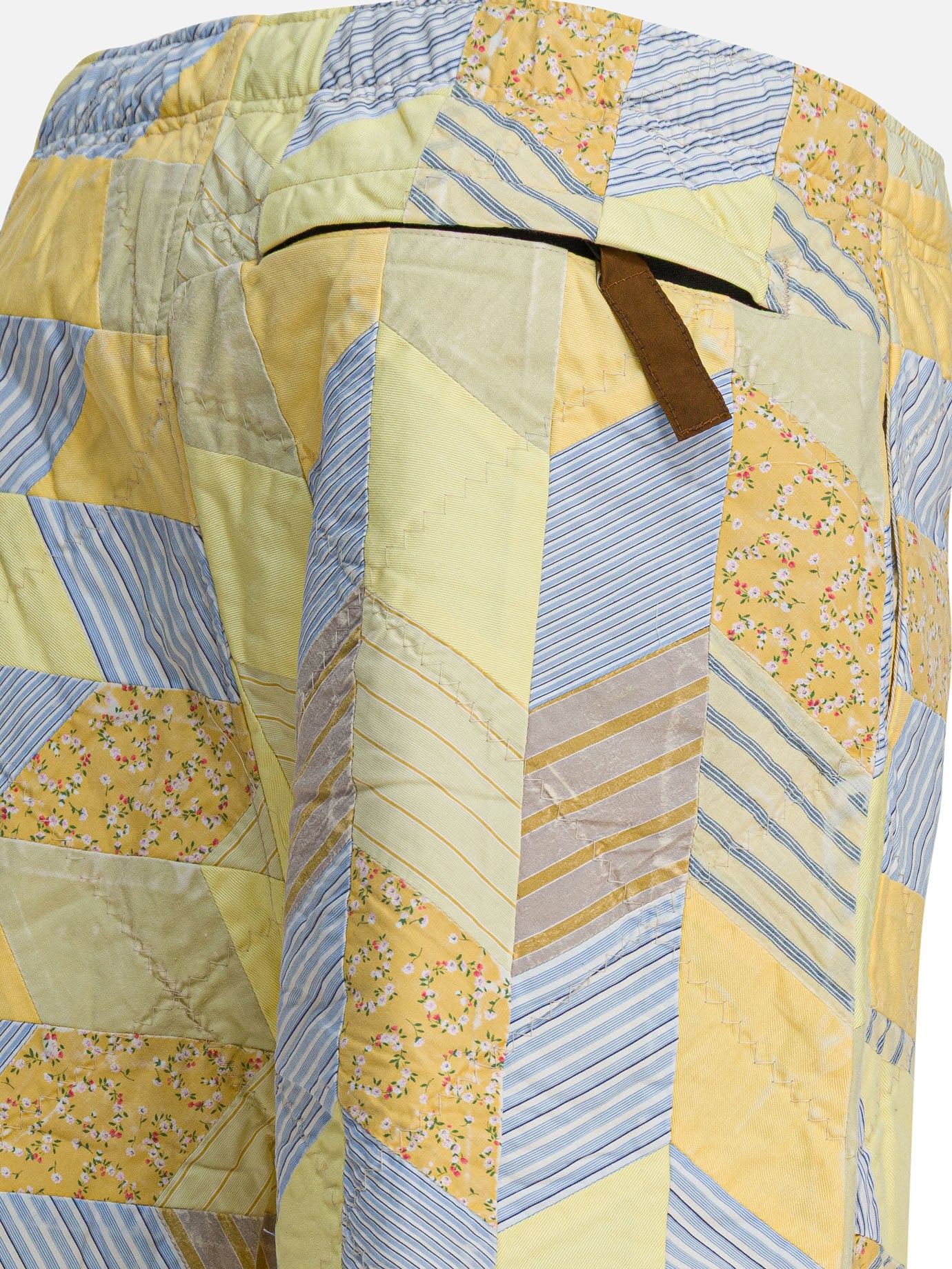 Drawstring shorts Patchwork Yellow - KAPITAL Men | PDP | VIETTI Online Store | Zoom-Modal_4