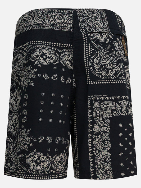 Drawstring shorts Paisley Black - KAPITAL Men | PLP | VIETTI Online Store | 2