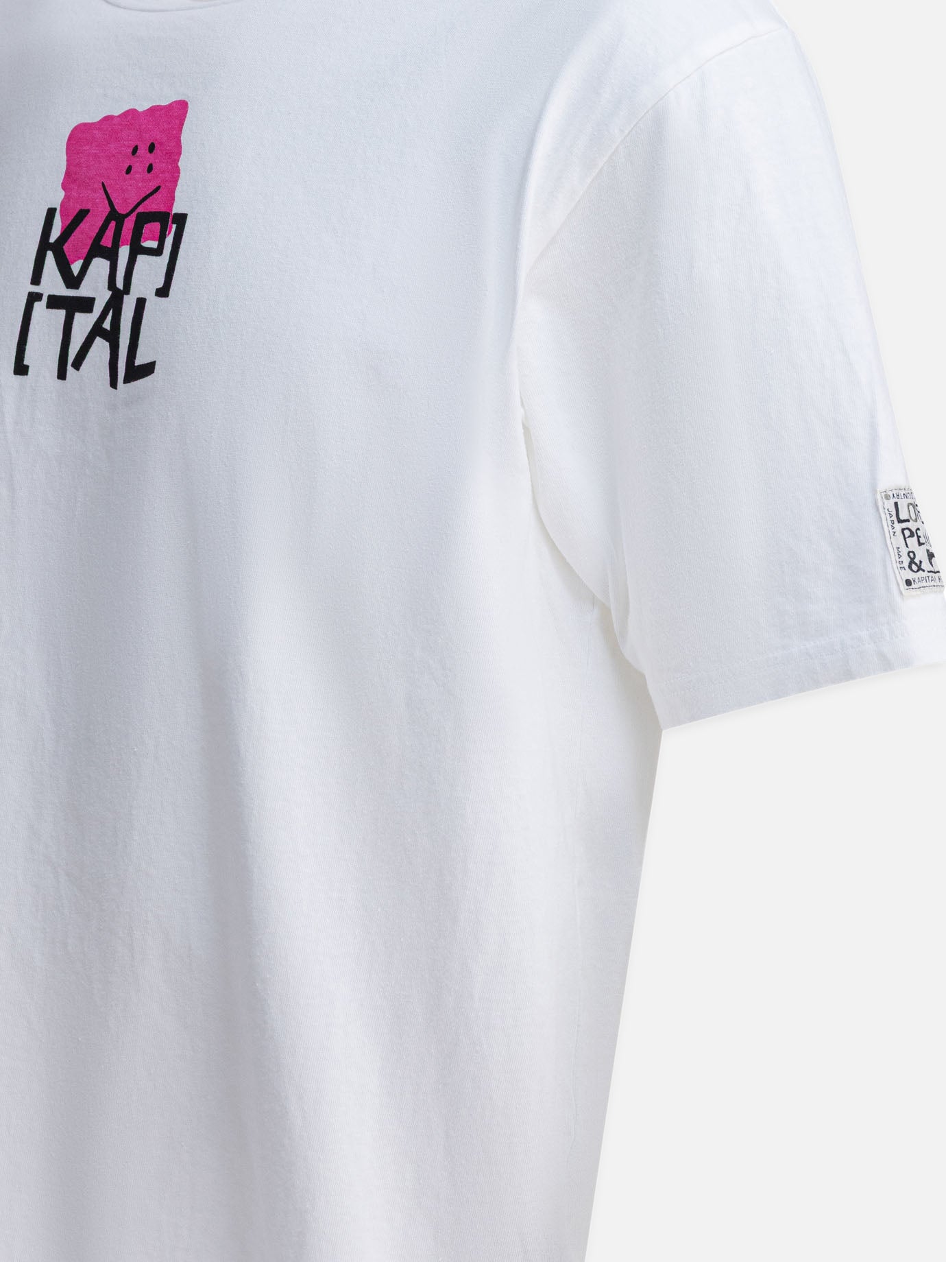 Crewneck t-shirts Logo White - KAPITAL Men | PDP | VIETTI Online Store | Zoom-Modal_4