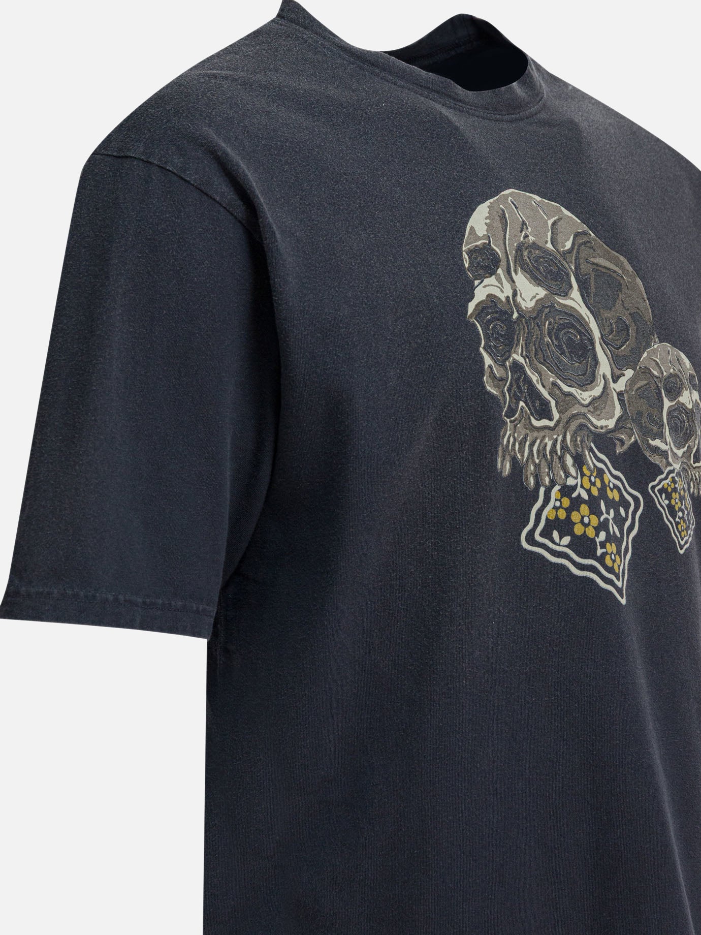 T-shirt girocollo Graphics Nero - KAPITAL Uomo | PDP | VIETTI Online Store | Zoom-Modal_4