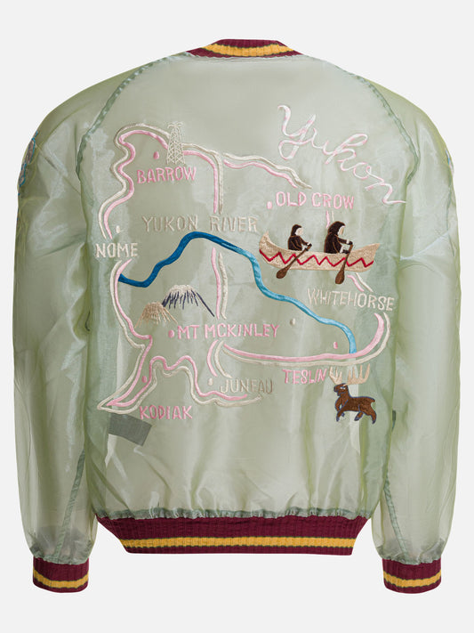 Bomber jackets Embroidered Green - KAPITAL Men | PLP | VIETTI Online Store | 2