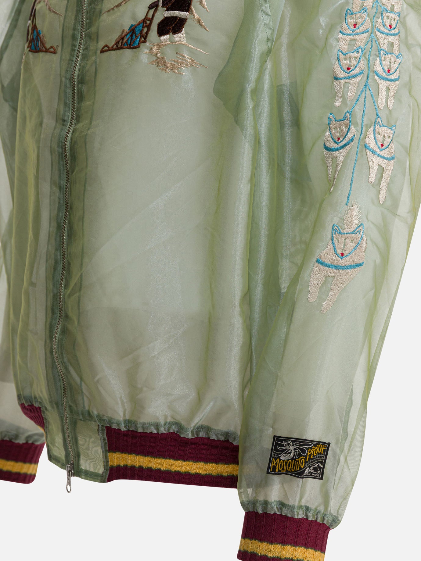 Bomber jackets Embroidered Green - KAPITAL Men | PDP | VIETTI Online Store | Zoom-Modal_4