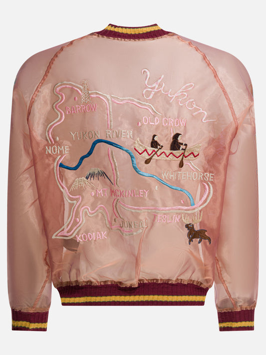 Bomber jackets Embroidered Orange - KAPITAL Men | PLP | VIETTI Online Store | 2