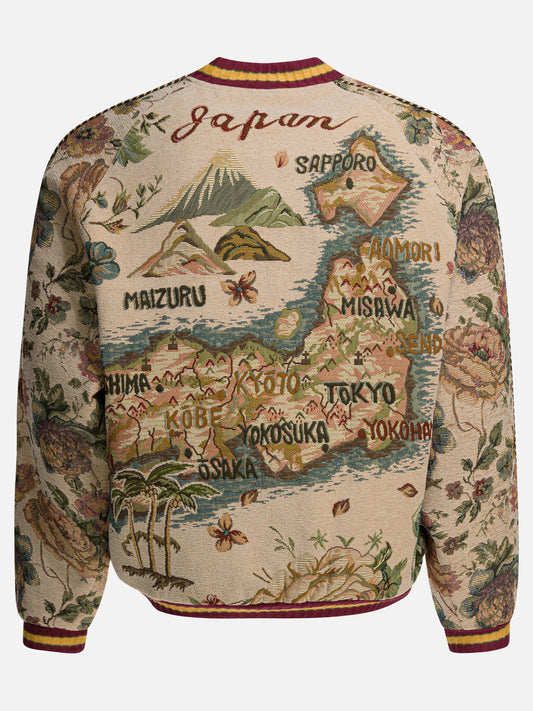 Bomber jackets Floral Beige - KAPITAL Men | PLP | VIETTI Online Store | 2