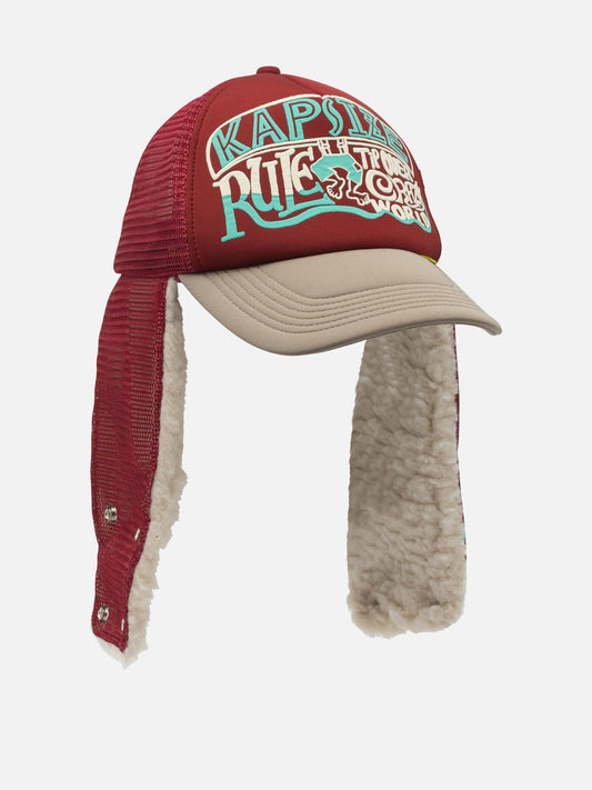 Trucker caps 100% polyester Bordeaux - KAPITAL Men | PLP | VIETTI Online Store | 2